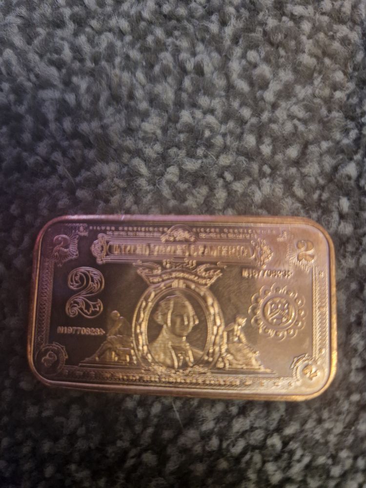 1oz 999 copper bar