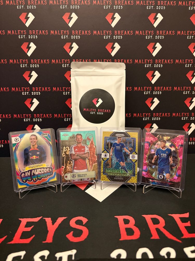 Maleys Grab Back 4 Cards Guaranteed. 1x Below /99, 1x Random Numbered Card, 1x  Insert, 1x Short Print Or Random Player. LUCKY BAGS CAN INCLUDE A PATCH OR AUTO