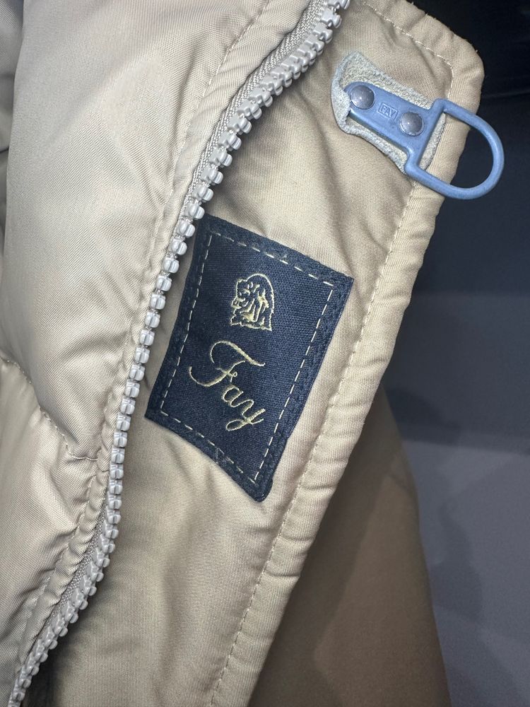Fay Beige Jacket With Hood image 5