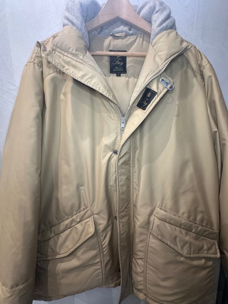 Fay Beige Jacket With Hood image 4