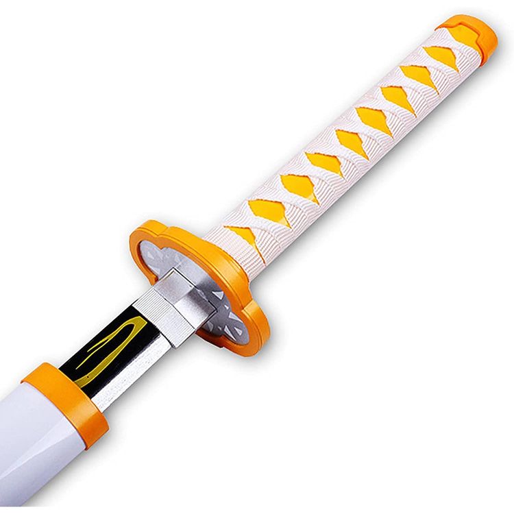 Demon Slayer Zenitsu Agatsuma Bamboo Wooden Katana Sword Demon Slayer 4