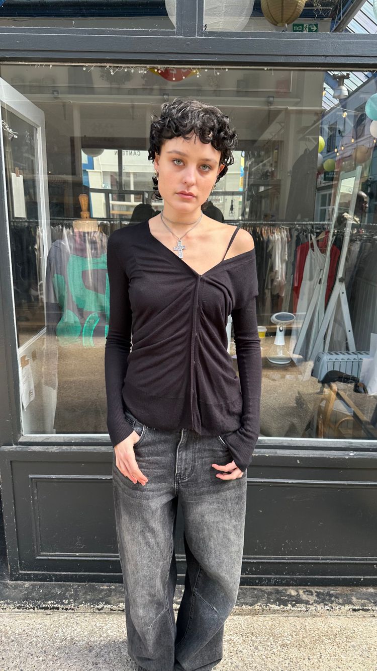 Black cardigan image 1