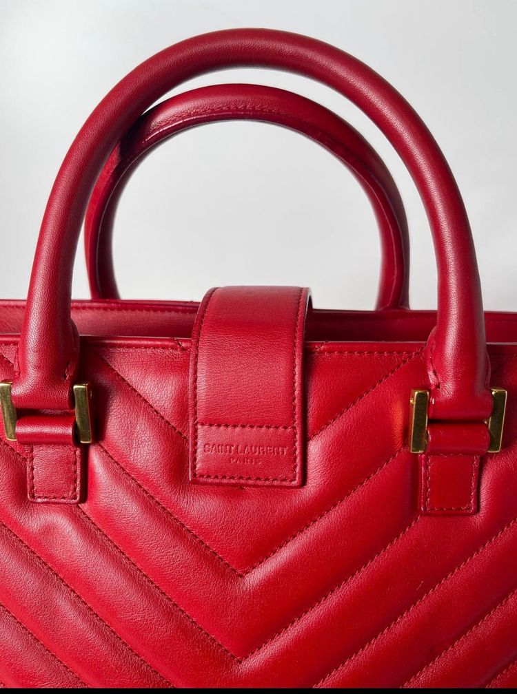 Immagine di Saint Laurent Quilted Cabas Bag 2