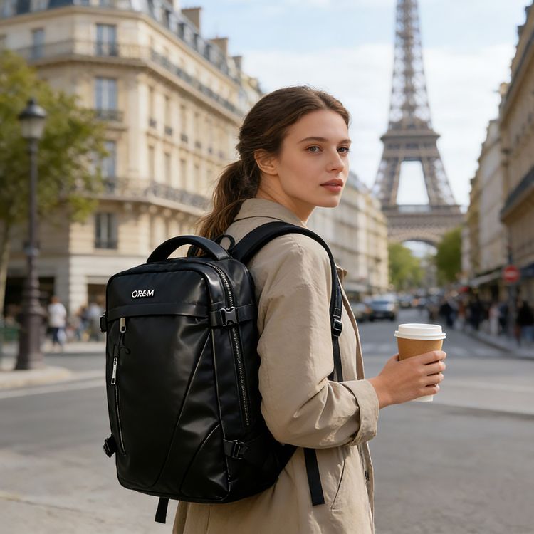 Or&Mi Black Backpack