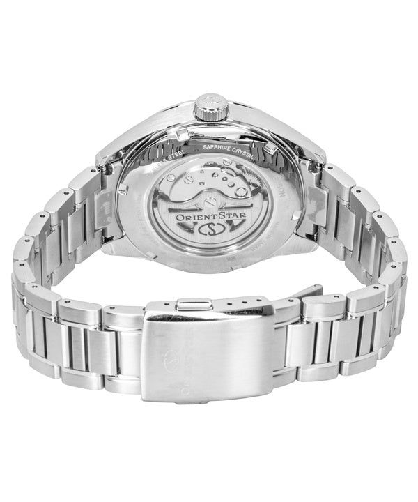Orient Star Contemporary M34 F7 Stainless Steel Semi Skeleton White Dial Automatic RE-BY0011S Men's Watch image 3