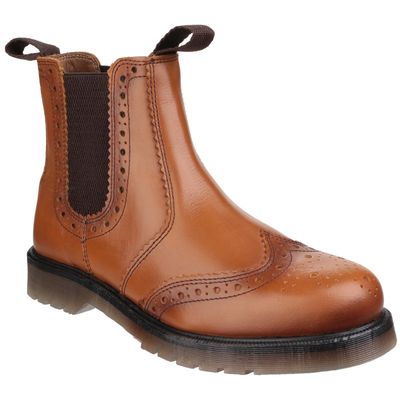 Amblers Dalby Pull On Brogue Boot 8