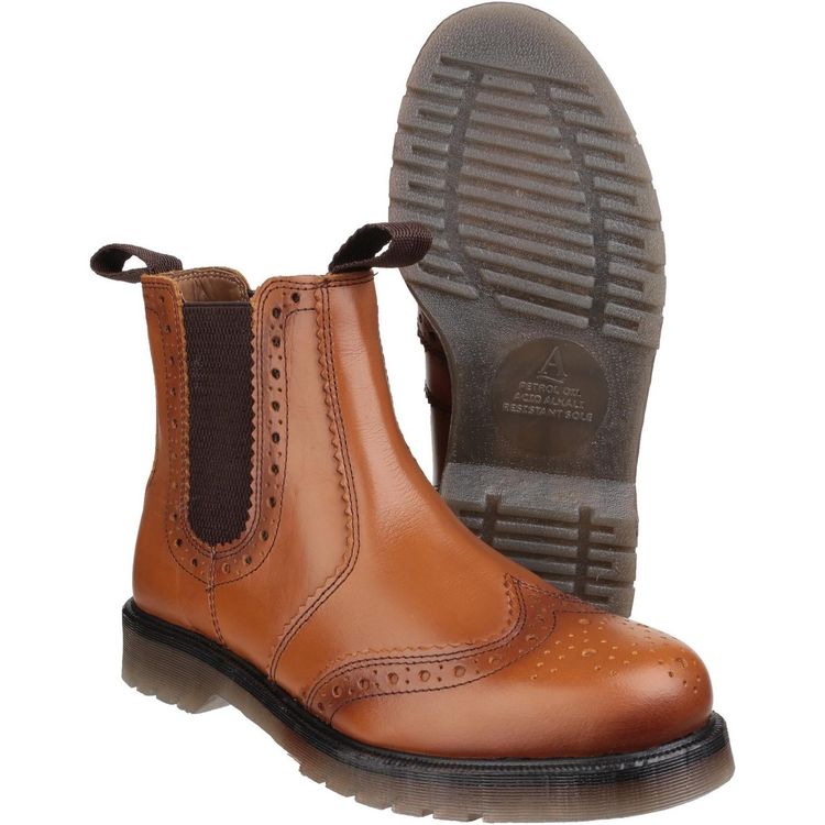 Amblers Dalby Pull On Brogue Boot 3