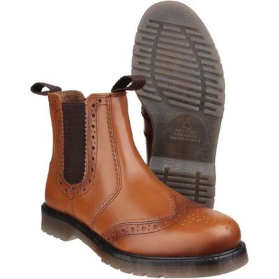 Amblers Dalby Pull On Brogue Boot 3