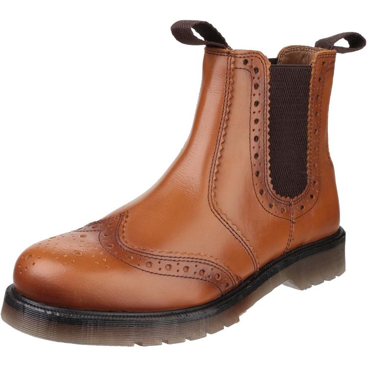 Amblers Dalby Pull On Brogue Boot 4