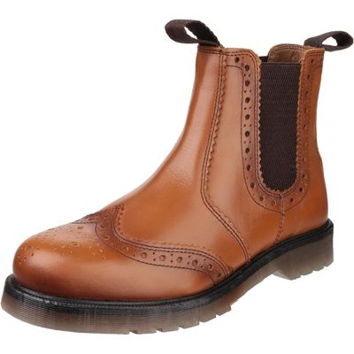 Amblers Dalby Pull On Brogue Boot 4