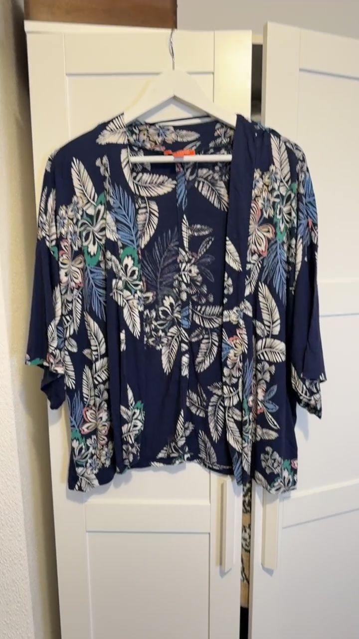Joe Fresh Kimono-Style Cover-Up obraz 1
