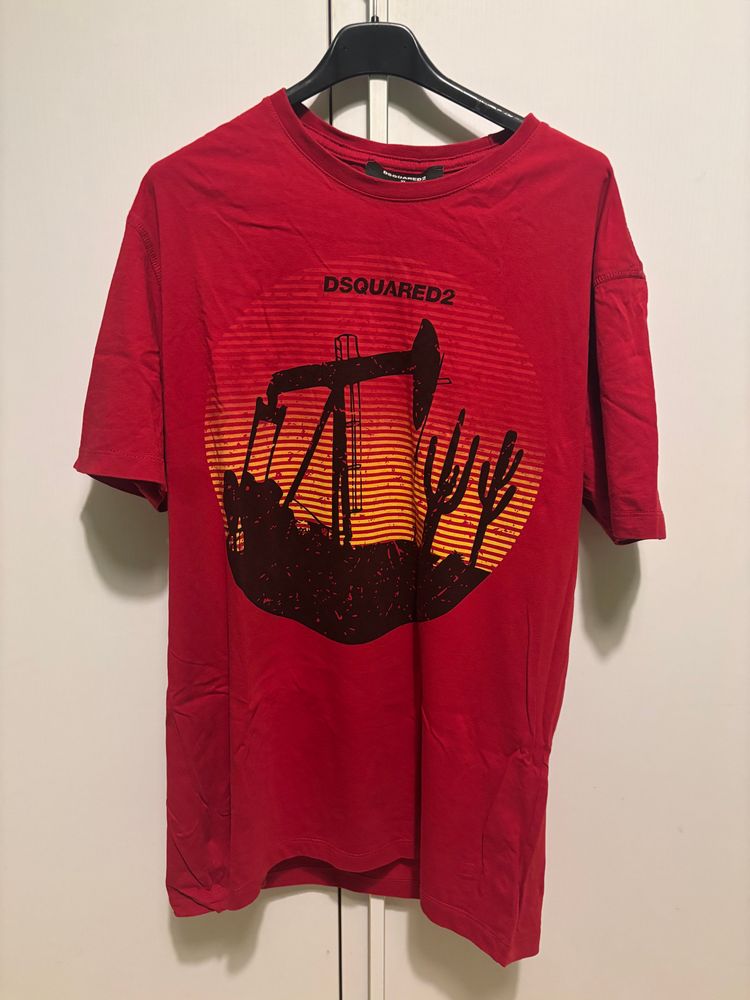 Dsquared2 DSQUARED2 red graphic t-shirt product image