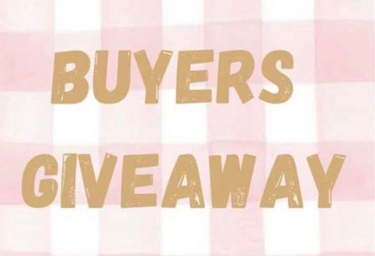 Buyer’s Giveaway 