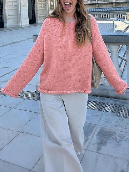 Pink Knitted Sweater image 1