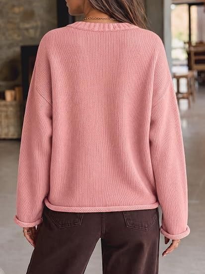 Pink Knitted Sweater image 4