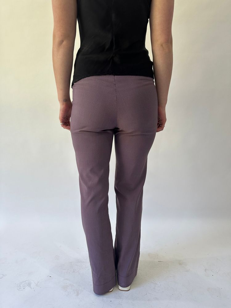devil wears prada | small/medium purple fitted trousers image 4