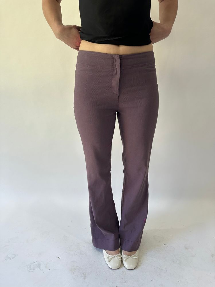 devil wears prada | small/medium purple fitted trousers image 5