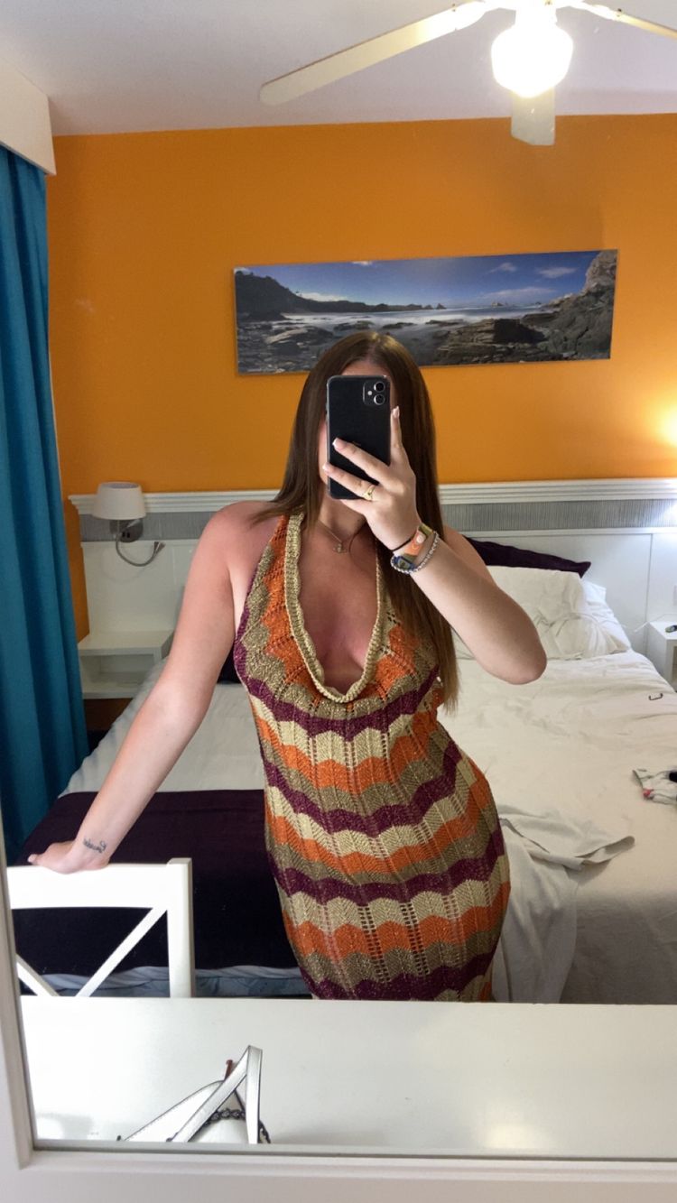 Knitted Halter Dress image 1