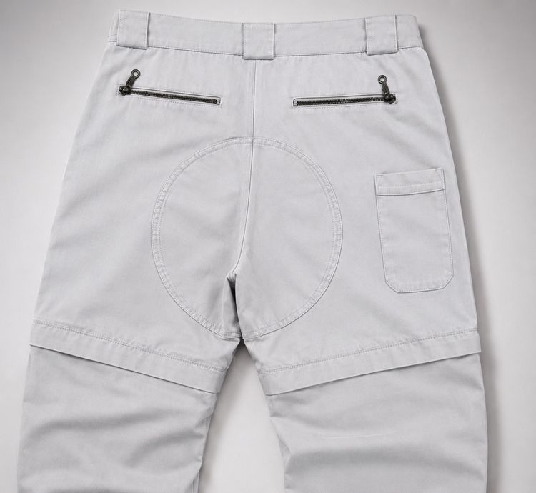 Alvaglass Light Gray Cargo Pants image 6