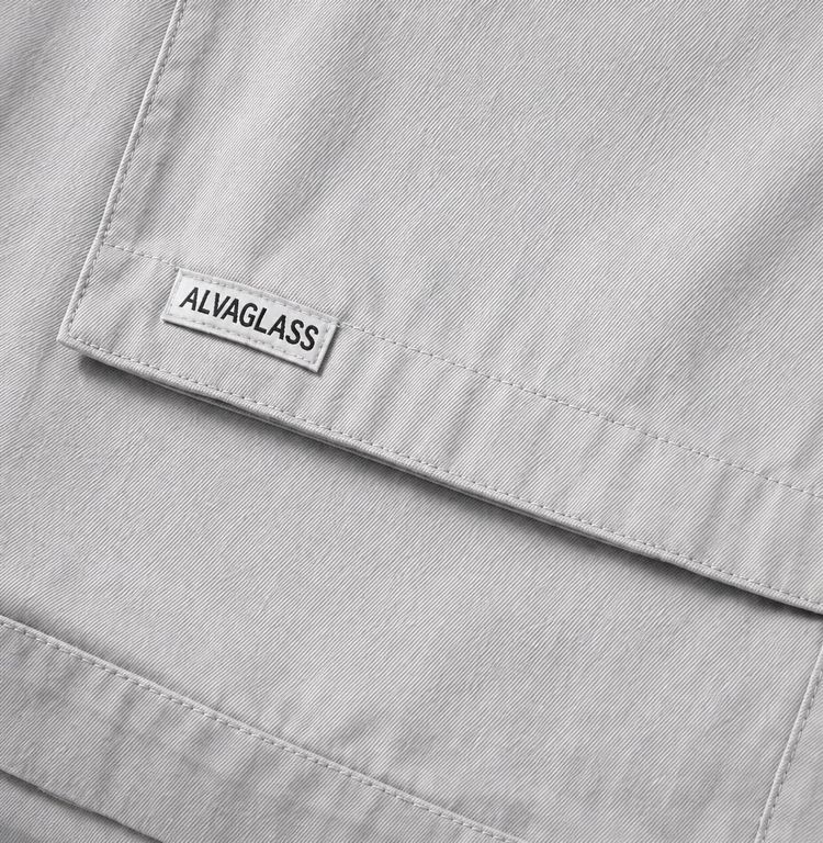 Alvaglass Light Gray Cargo Pants image 5