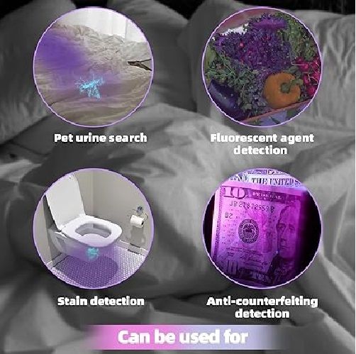 Black Uv Led Flashlight 4