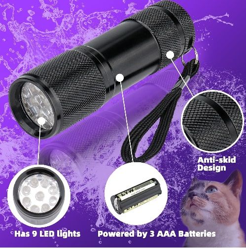 Black Uv Led Flashlight