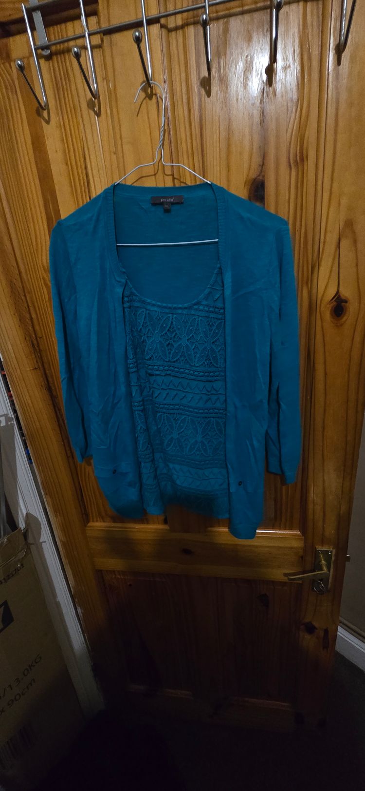 Other Blue Cardigan With Matching Tank Top product image