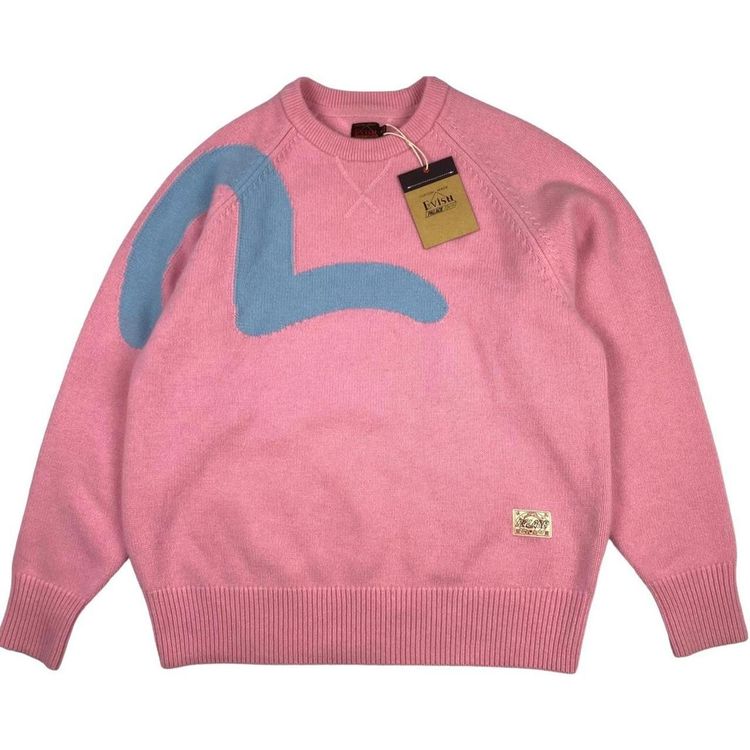 Evisu x Palace Seagull “Pink Nectar” Knitted Jumper