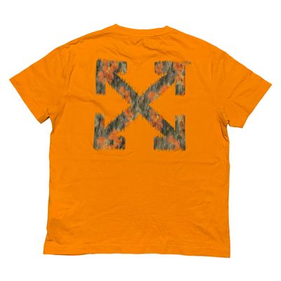 Off White Small Arrows Graphic Orange Tee Virgil Abloh