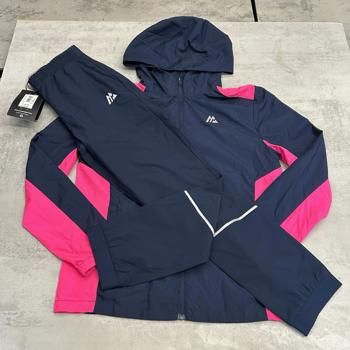 49. age 10-11 Montirex  Navy And Pink Tracksuit Jacket And Pants