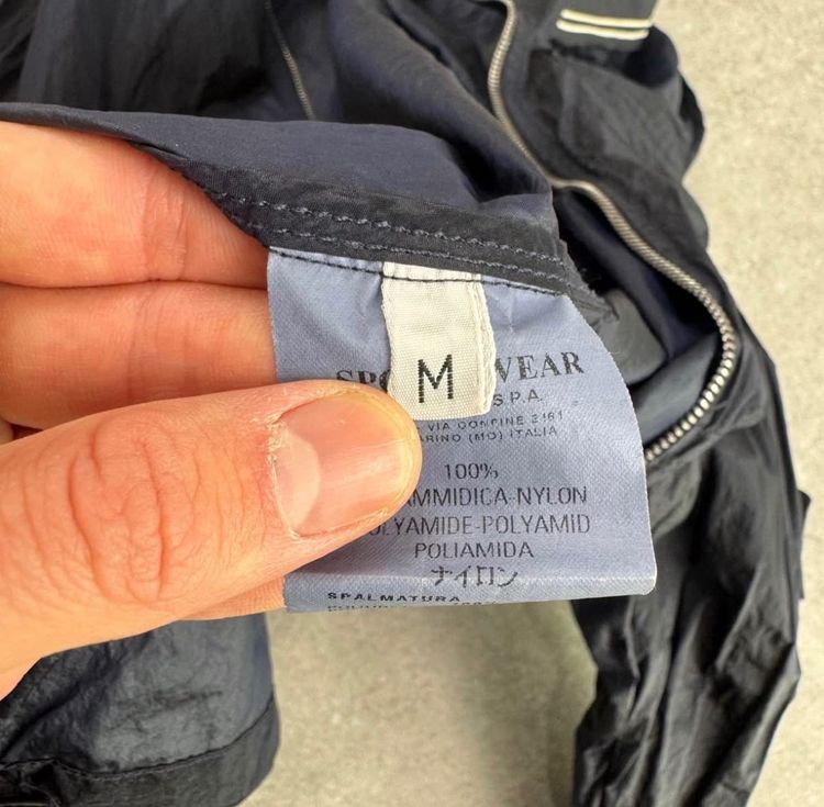 Stone Island Navy Nylon Metal Jacket  5