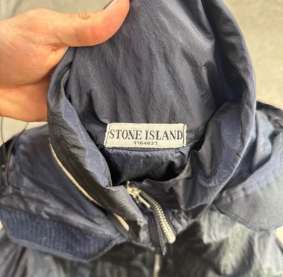 Stone Island Navy Nylon Metal Jacket 3