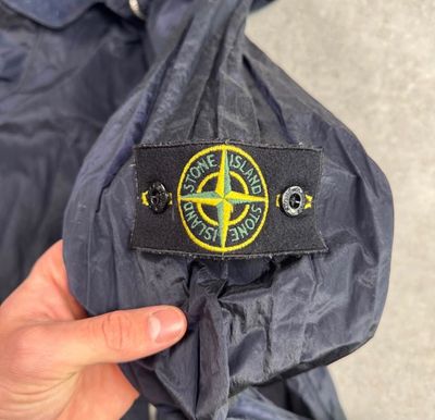 Stone Island Navy Nylon Metal Jacket 2
