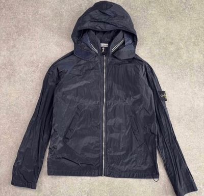 Stone Island Navy Nylon Metal Jacket 1