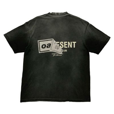 Represent Oasis Medium Owners Club Stained Black Tee