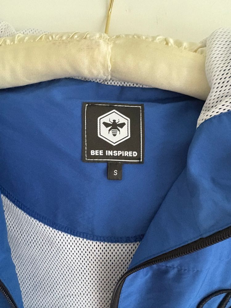 Bee Inspired Blue Hooded Jacket 9