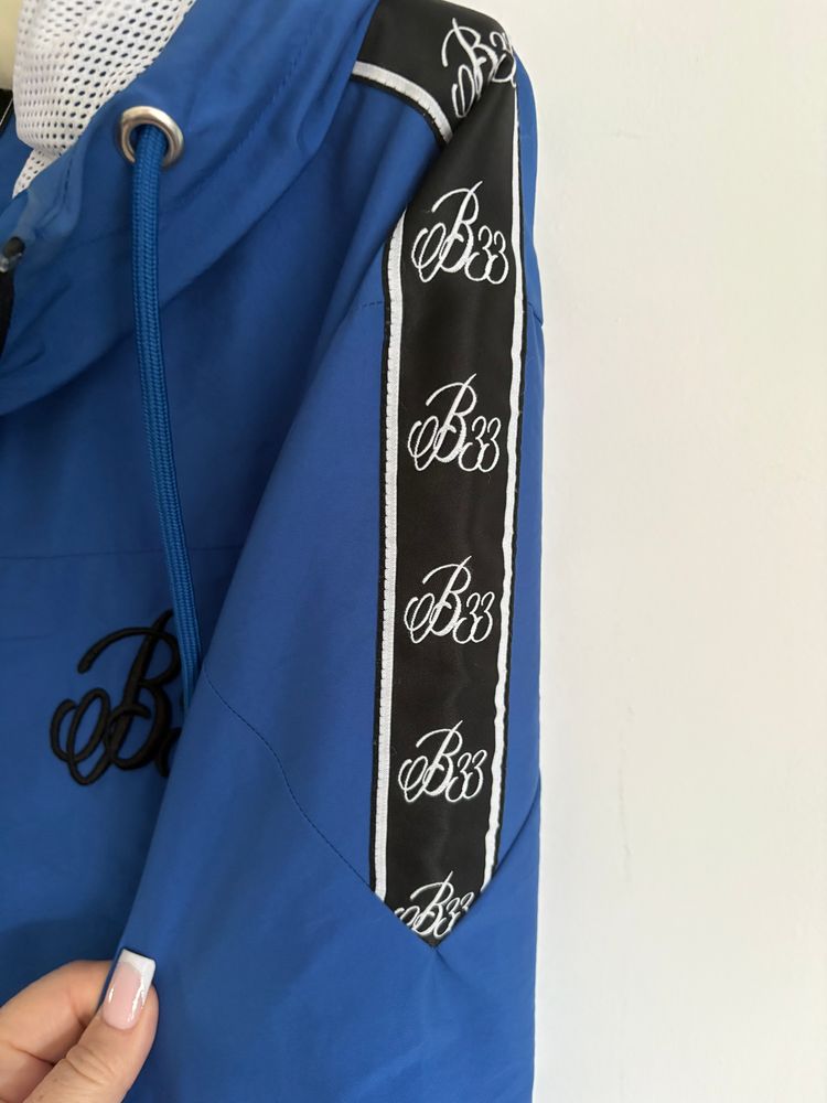 Bee Inspired Blue Hooded Jacket 6