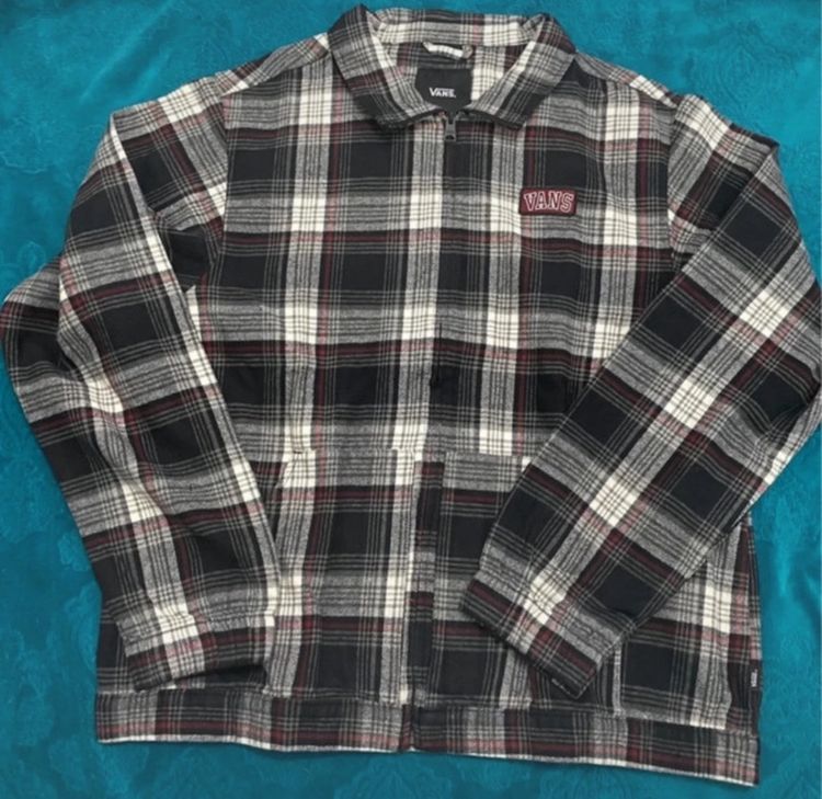 Vans Plaid Zip-Up Jacket