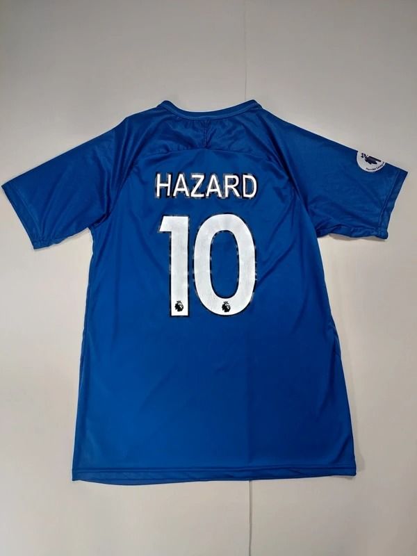 Nike Chelsea Maglia Calcio Hazard 10 Uomo XL Blu Dri Fit Home Jersey
