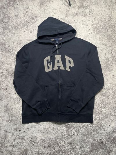 Gap Black Zip-Up Hoodie