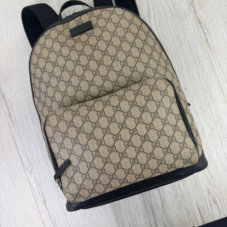 Gucci Men’s Monogram Gucci GG Supreme Backpack image 10