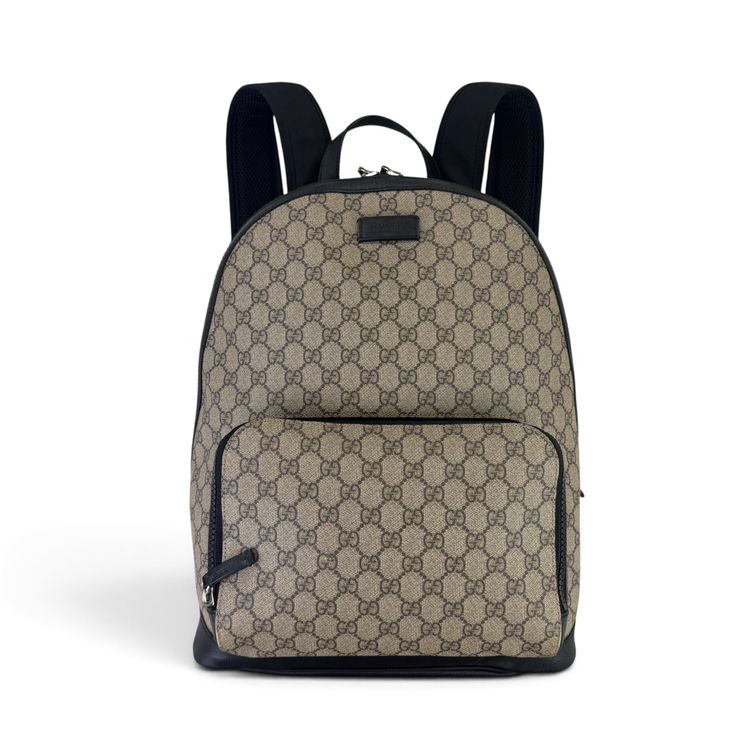 Gucci Men’s Monogram Gucci GG Supreme Backpack image 1