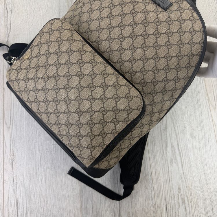 Gucci Men’s Monogram Gucci GG Supreme Backpack image 3