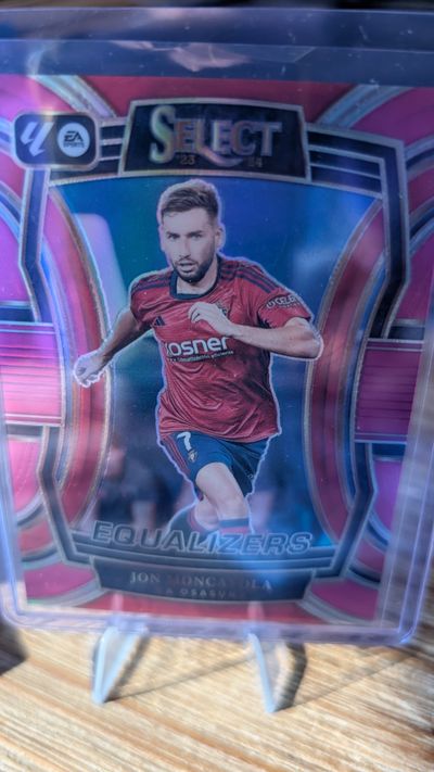 Jon Moncayola Panini Select La Liga 2023-24 Equalizers Pink /25 Osasuna