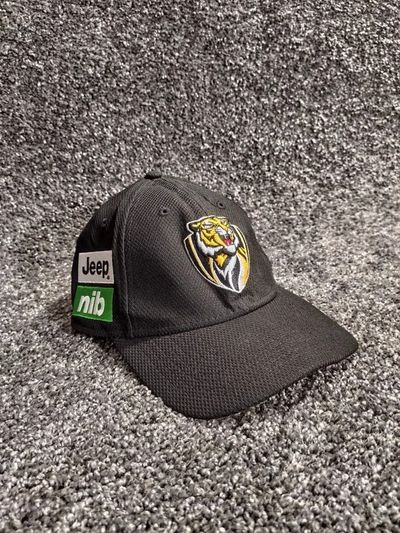 New Era 9Forty Black Cap With Richmond Tiger Logo