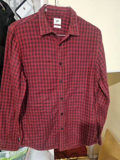 Lee Red And Black Checkered Shirt
