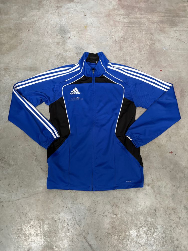 Adidas Blue And Black Track Jacket