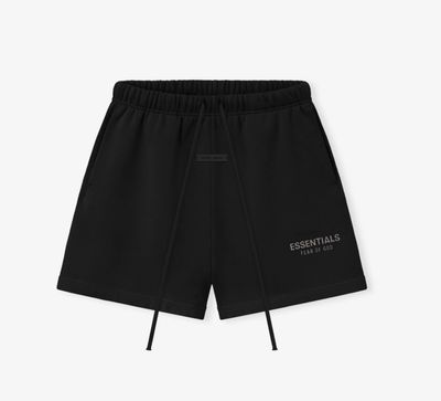 Essentials (Fear of God) SS25 Sweat Shorts - Jet Black (XS)