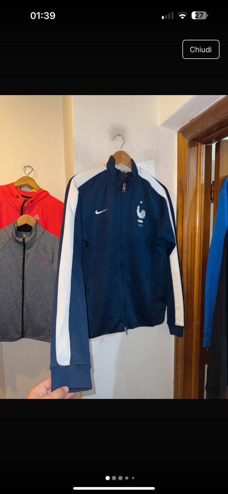 Nike Nike blue and white sports jacket product image