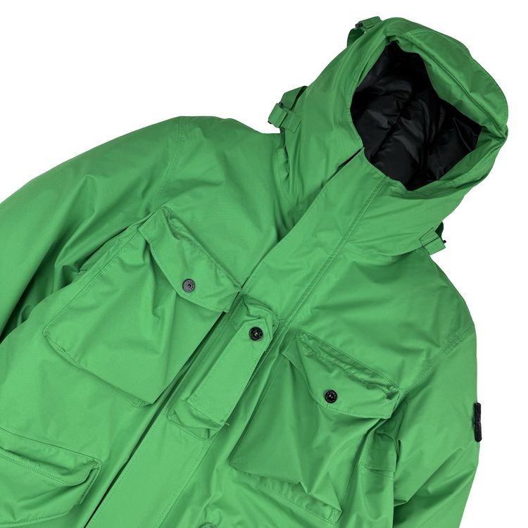 Stone Island 2021 Green Ripstop Gore-Tex Product Technology Down Jacket - Small image 10